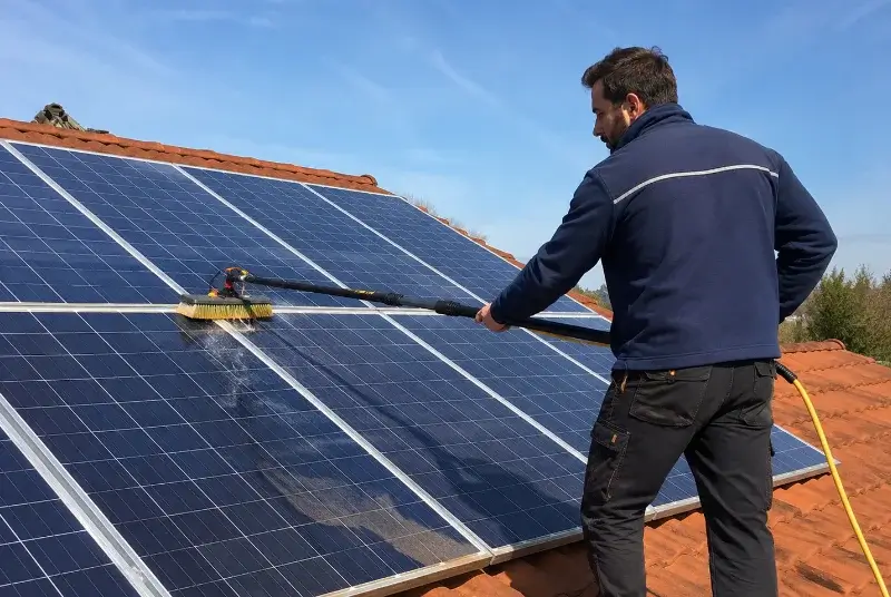 Nettoyage et entretien de panneaux solaires à Chanas